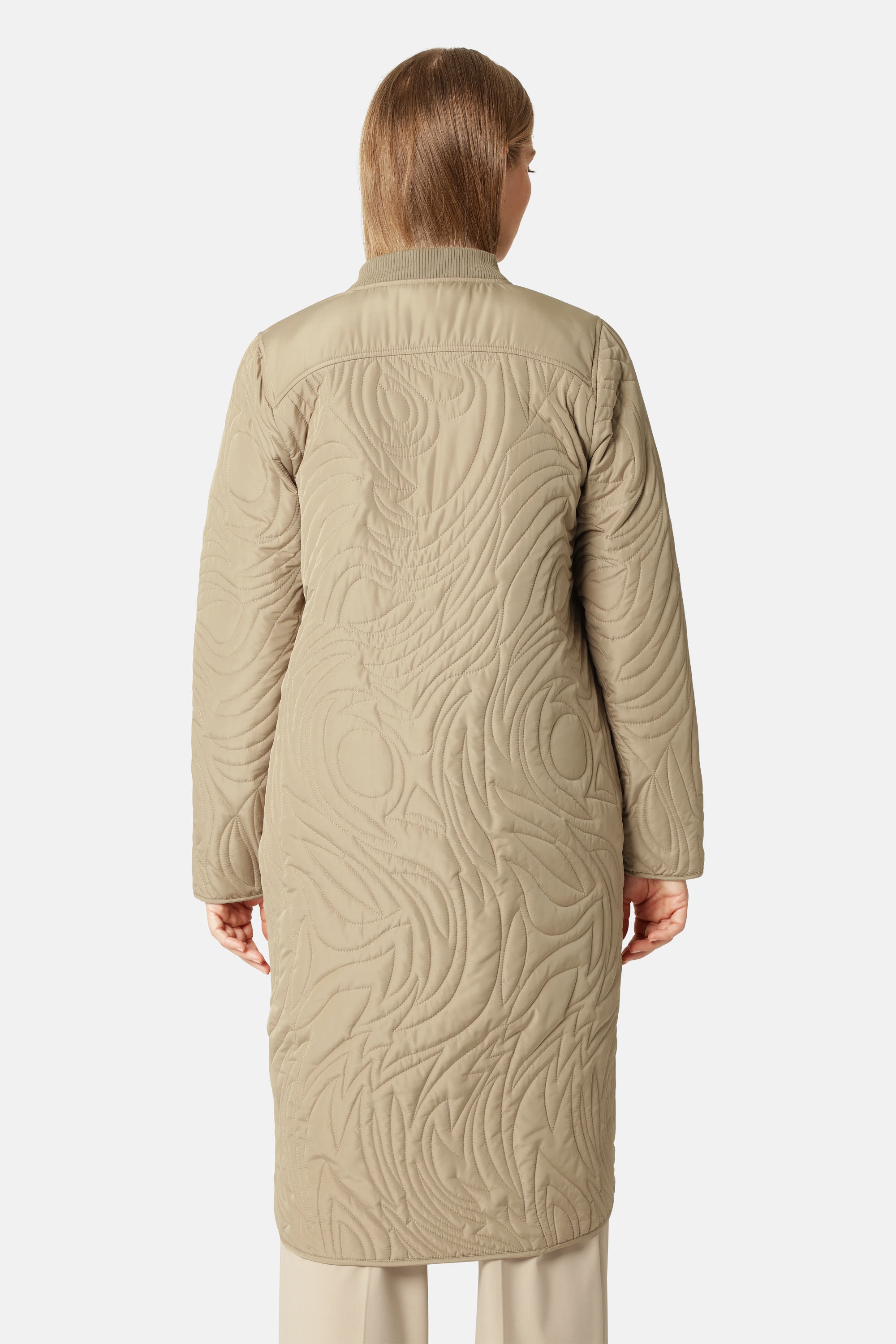 Quiltad Jacka - Greige